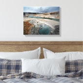 青い穴 キャンバスプリント (インサイチュ (寝室))