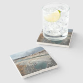 青い穴 ストーンコースター (横)