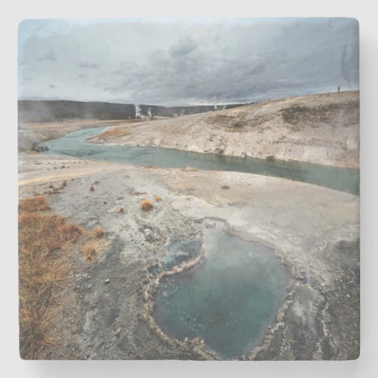 青い穴 ストーンコースター (正面)