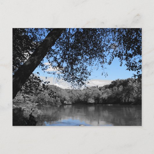 青い空と湖のポストカード ポストカード (正面)