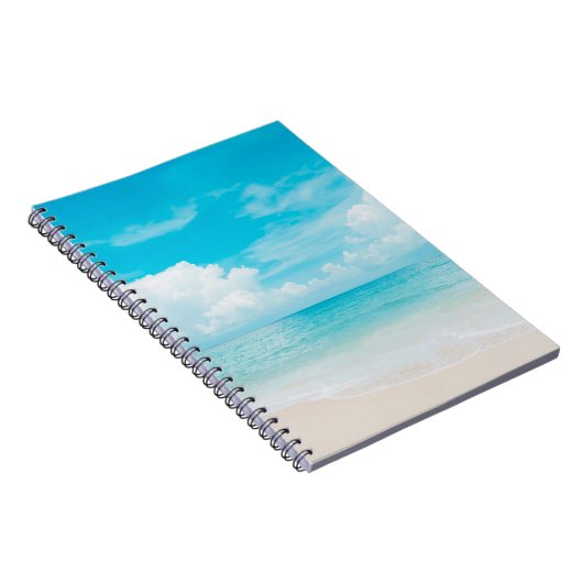 青い空と白いcの美しい熱帯ビーチ ノートブック (右側)