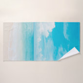 青い空と白いcの美しい熱帯ビーチ バスタオル (バスタオル)