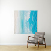 青い空と白いcを持つ美しい熱帯ビーチ タペストリー (インサイチュ(横))