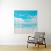 青い空と白いcを持つ美しい熱帯ビーチ タペストリー (インサイチュ)