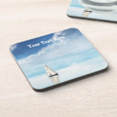 青い空と穏やかなセーリング コースター (左側)