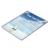 青い空と穏やかなセーリング ノートブック (左側)