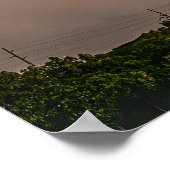 青い空と雲のポスターと豪華な虹 ポスター (角)