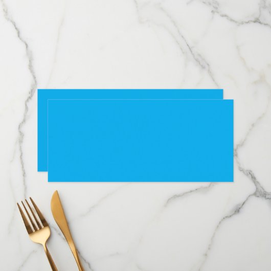 青い空と飛行機 メニュー (正面/裏面インサイチュ)