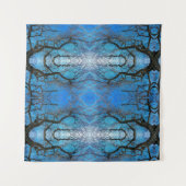 青い空にタペストリーの木の枝 タペストリー (正面)