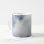 青い空に膨らんだ積雲 コーヒーマグカップ (正面左)
