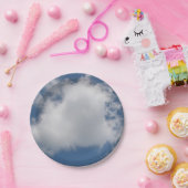 青い空に膨らんだ積雲 ペーパープレート (パーティー)