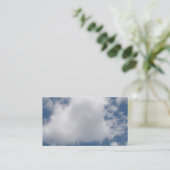 青い空に膨らんだ積雲 名刺 (スタンド正面)