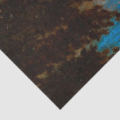 青い空のプットー白い花の滝 薄葉紙 (詳細)