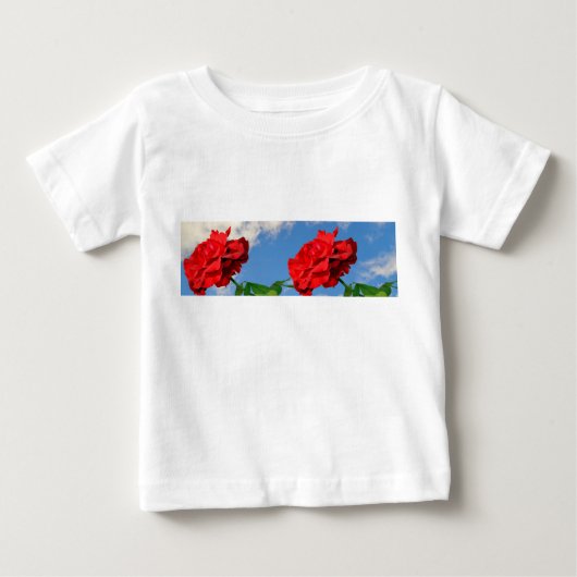 青い空のロザドンファン ベビーTシャツ (正面)