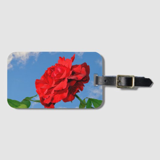 青い空のロザドンファン ラゲッジタグ (正面横)