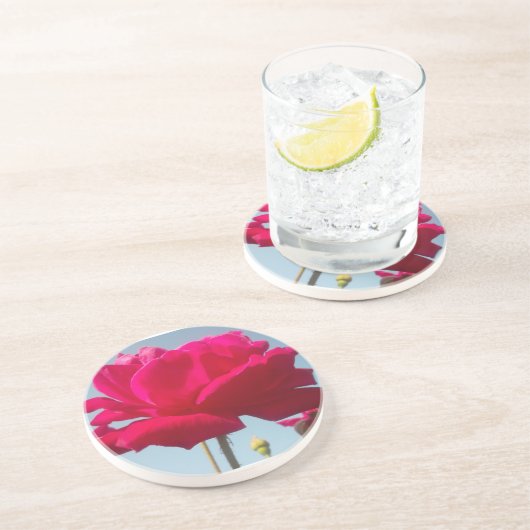 青い空の下で私が幸せなバレンタイン コースター (側面)