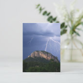 青い空の下で雷が山に出会う。 ポストカード (スタンド正面)