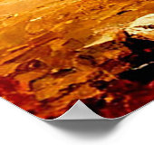 青い空の下に立つエジプトのピラミッド ポスター (角)