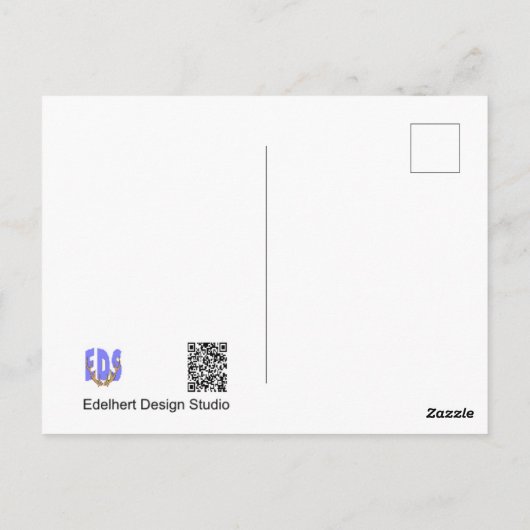 青い空の小鳥の回復おめでとうポストカード ポストカード (裏面)