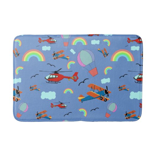青い空を飛ぶ少年たち バスマット (正面)