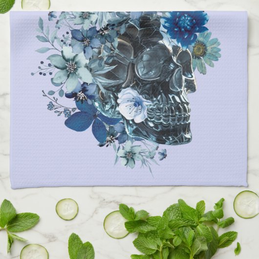 青い空想 キッチンタオル (折り畳み)