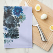 青い空想 キッチンタオル (四つ折り)