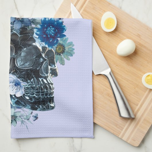 青い空想 キッチンタオル (四つ折り)