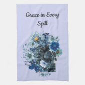 青い空想 キッチンタオル (縦)