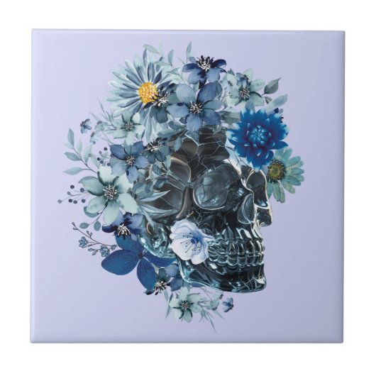 青い空想 タイル (正面)