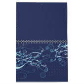 青い空白のカレンダー（祝日あり） 12か月 カレンダー (1月 2026)