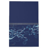 青い空白のカレンダー（祝日あり） 12か月 カレンダー (2月 2026)