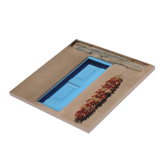 青い窓 タイル (側面)