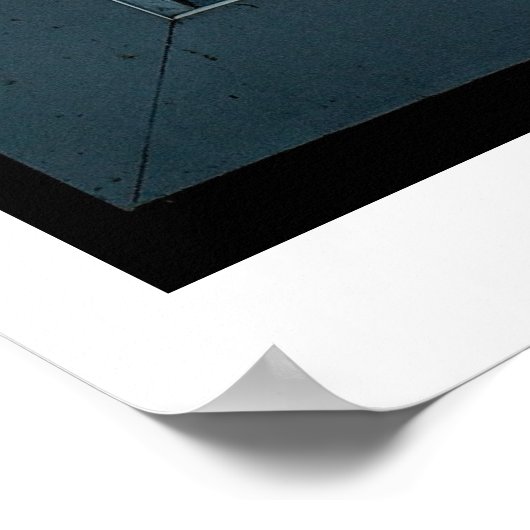 青い窓 ポスター (角)