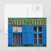 青い窓 ポストカード (正面/裏面)