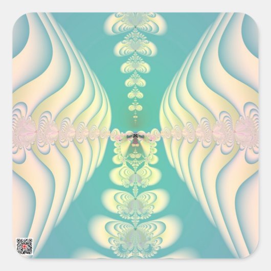 青い童話 スクエアシール (正面)