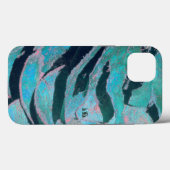 青い笑いマスク Case-Mate iPhoneケース (裏面 (横))
