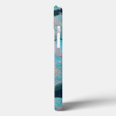 青い笑いマスク Case-Mate iPhoneケース (裏面 / 左)