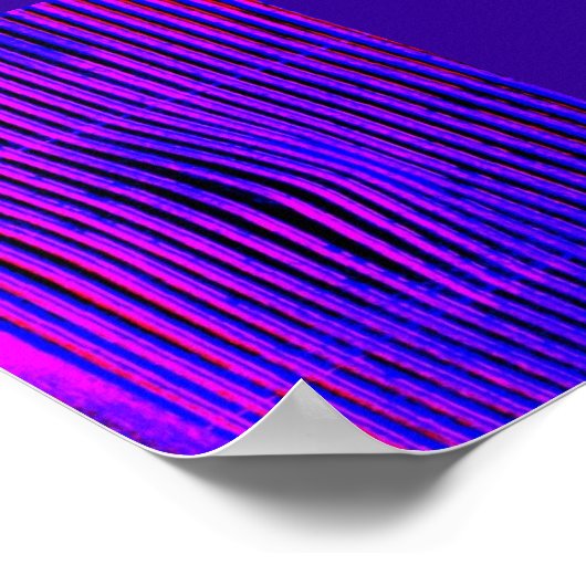 青い笑い ポスター (角)