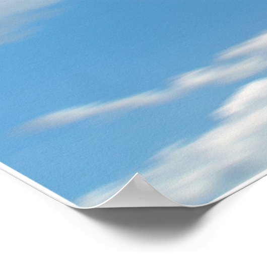 青い筋 ポスター (角)