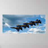 青い筋 ポスター (正面)