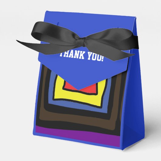 青い箱感謝していだ フェイバーボックス (正面サイド)