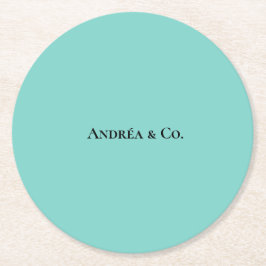 青い箱 ラウンドペーパーコースター