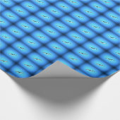 青い紙 ラッピングペーパー (角)