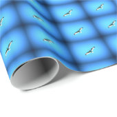 青い紙 ラッピングペーパー (ロールコーナー)