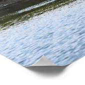 青い素晴らしハロンの広がる翼のポスター ポスター (角)