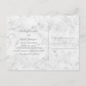 青い素朴いかり日付はがきを保存 案内ポストカード (裏面)