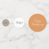 青い素朴かぼちゃの水彩表紙吹雪 コンフェッティ (裏面)