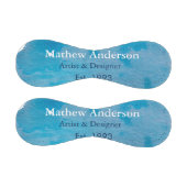 青い素朴な水の色のジーンズのテクスチャ名のタイトルを追加 野球ボール (パネル)