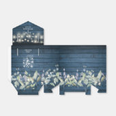 青い素朴文字列が緑の葉を照結婚らす フェイバーボックス (折り畳みなし)