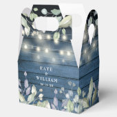 青い素朴木の弦が葉の結婚光 フェイバーボックス (オープン)